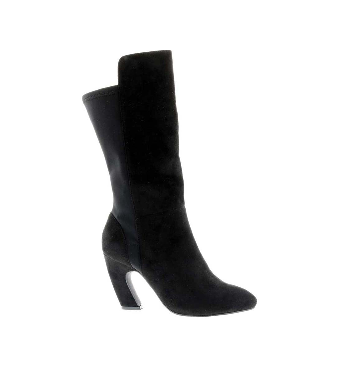 BELLINI CHROME WOMEN BOOTS IN BLACK MICRO/STRETCH - TLW Shoes