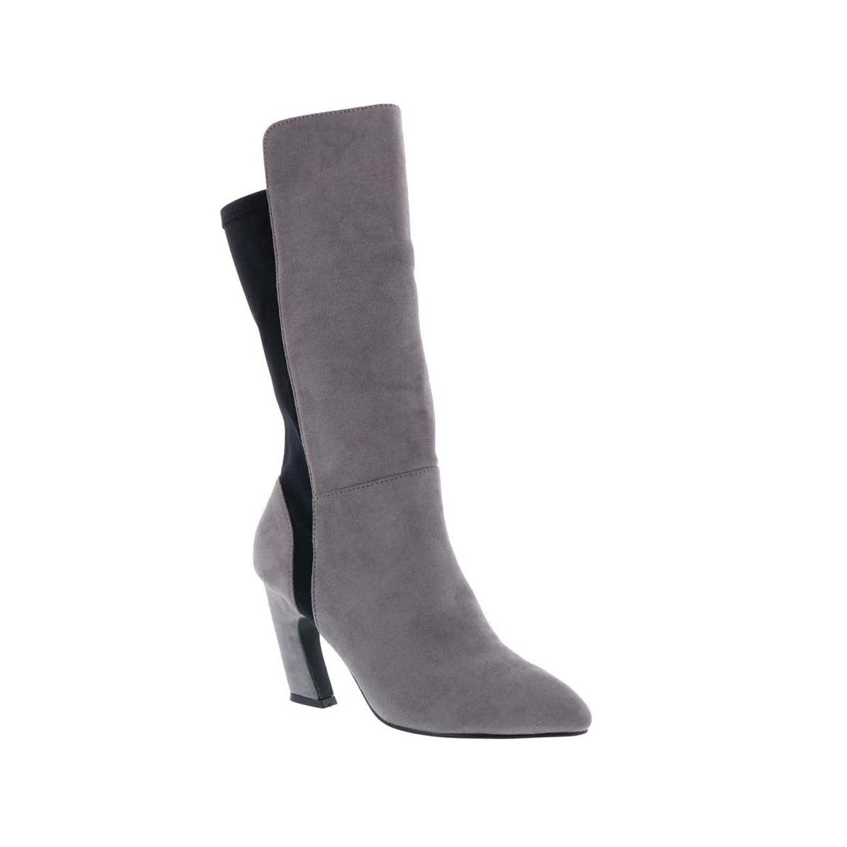 BELLINI CHROME WOMEN BOOTS IN GREY MICRO/STRETCH - TLW Shoes