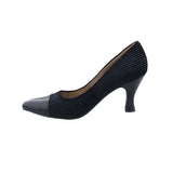 BELLINI ZESTY CORD WOMEN PUMP SLIP-ON IN BLACK CORDUROY - TLW Shoes