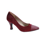 BELLINI ZESTY CORD WOMEN PUMP SLIP-ON IN WINE CORDUROY - TLW Shoes