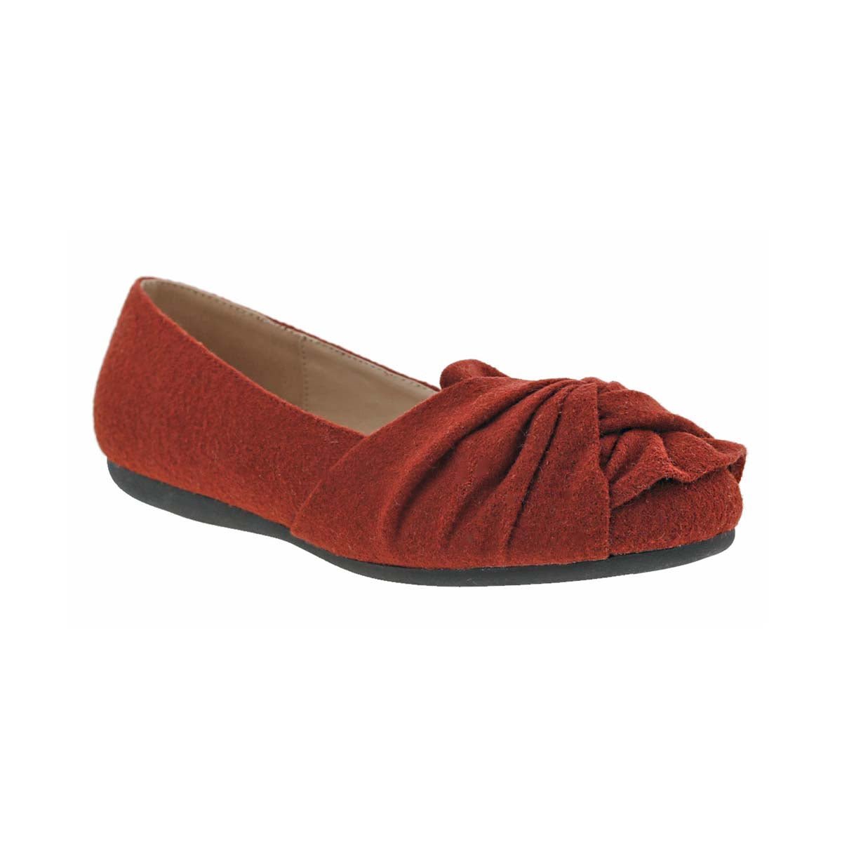 BELLINI SNUG WOMEN SLIP-ON SHOE'S IN RUST WOOL - TLW Shoes
