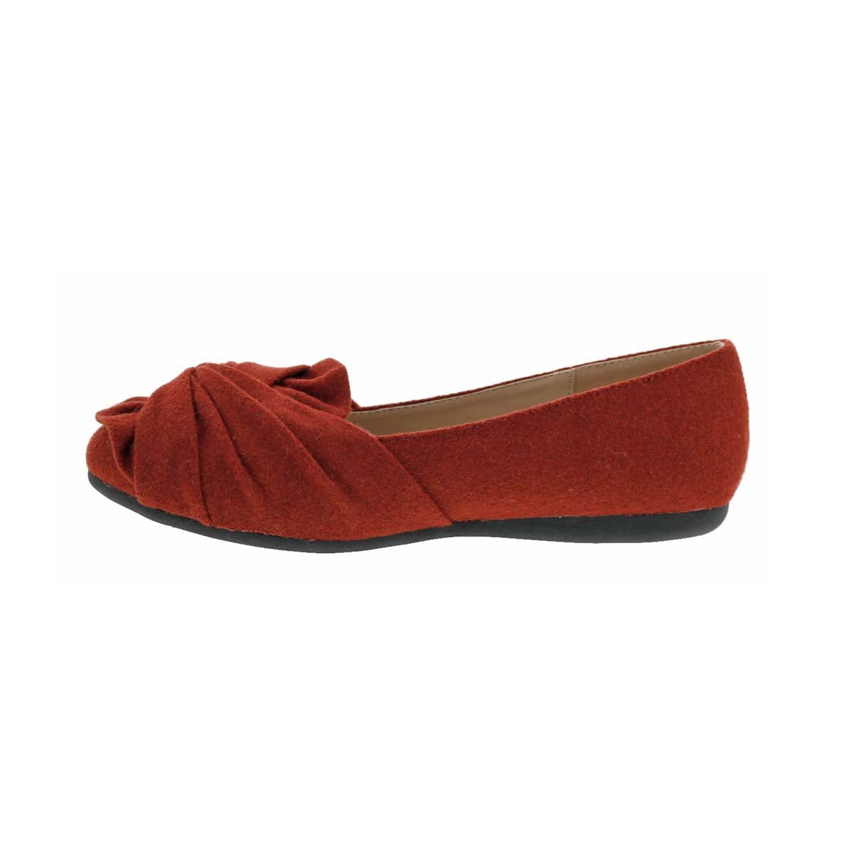 BELLINI SNUG WOMEN SLIP-ON SHOE'S IN RUST WOOL - TLW Shoes