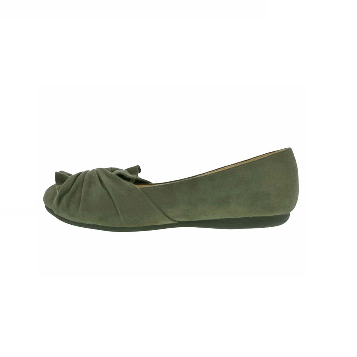 BELLINI SNUG WOMEN SLIP-ON SHOE'S IN OLIVE MICROSUEDE - TLW Shoes