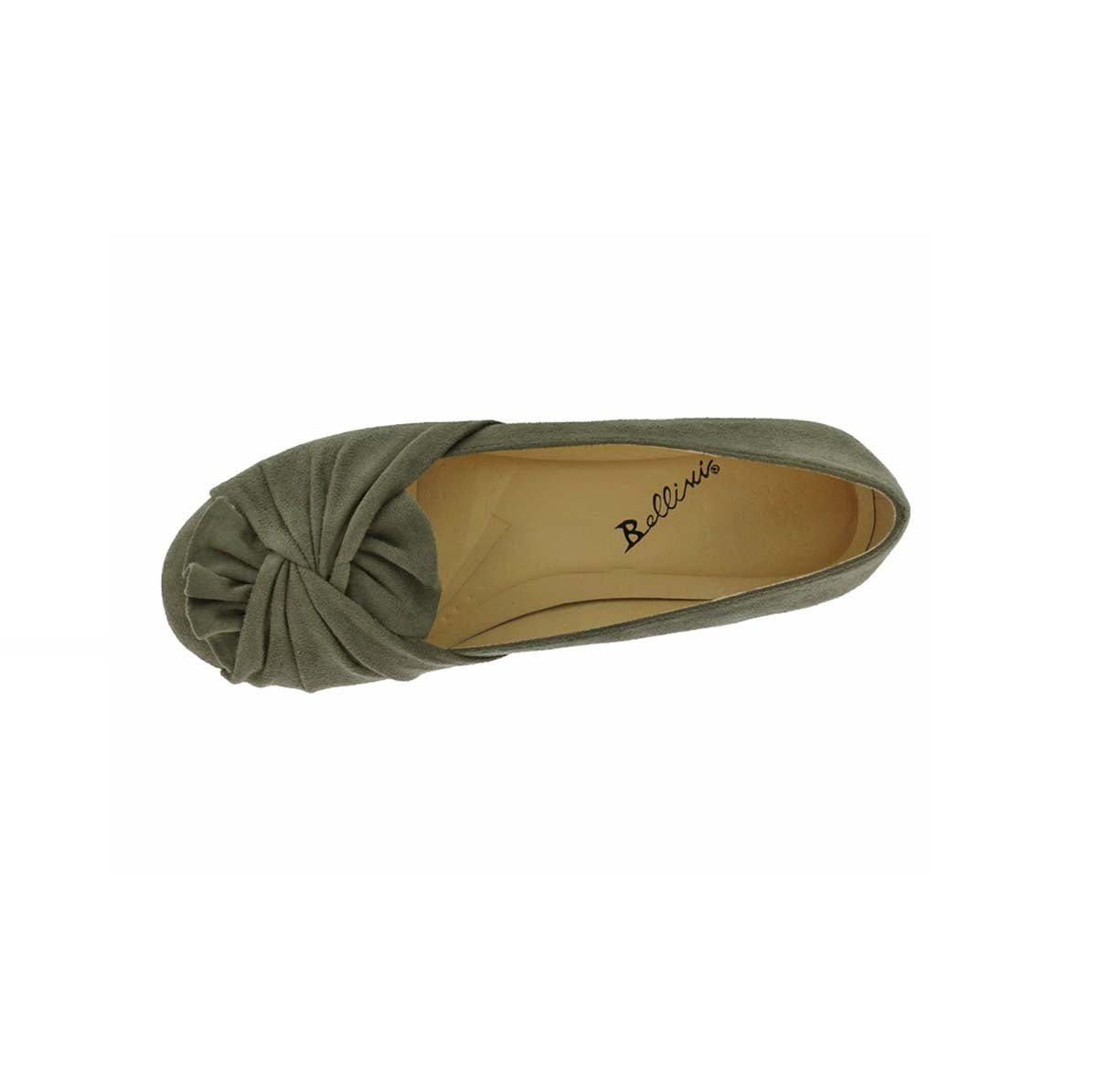 BELLINI SNUG WOMEN SLIP-ON SHOE'S IN OLIVE MICROSUEDE - TLW Shoes