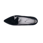 BELLINI DRAGONFLY WOMEN SLIP-ON IN BLACK VELVET - TLW Shoes