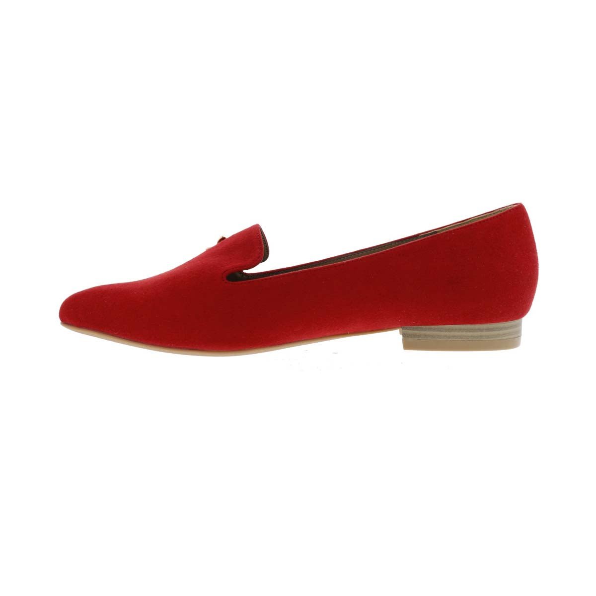 BELLINI DRAGONFLY WOMEN SLIP-ON IN RED MICROSUEDE - TLW Shoes