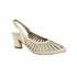 BELLINI LOVE WOMEN DRESS PUMP IN GOLD SYNTHETIC/LUCITE - TLW Shoes