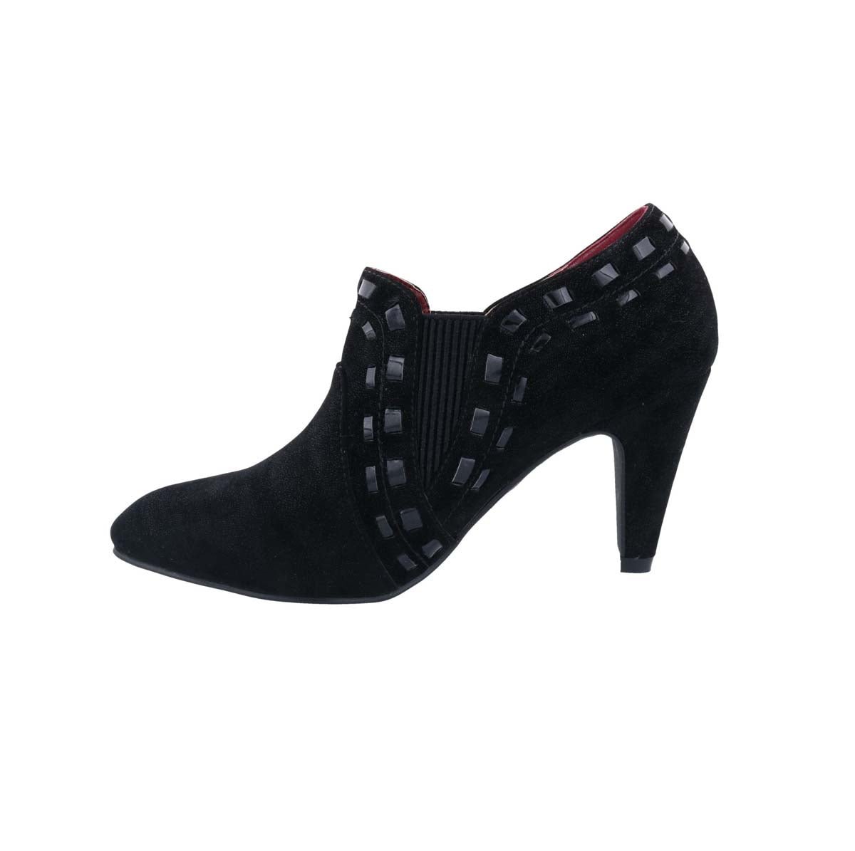 BELLINI GRAPPA WOMEN SLIP-ON BOOT IN BLACK MICRO - TLW Shoes