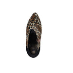 BELLINI VICTORIA WOMEN ZIPPER CLOSURE BOOTIE IN LEOPARD MICROSUEDE - TLW Shoes