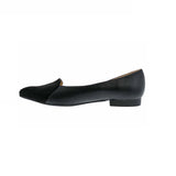BELLINI FLORA WOMEN IN BLACK FAUX LEATHER/BLACK MICROSUEDE - TLW Shoes