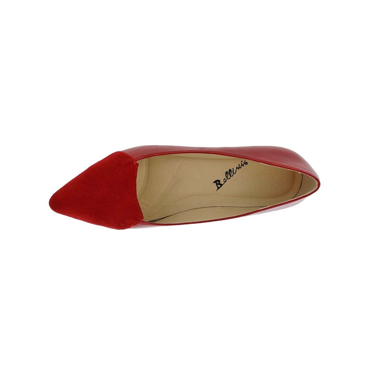 BELLINI FLORA WOMEN IN RED FAUX LEATHER/RED MICROSUEDE - TLW Shoes