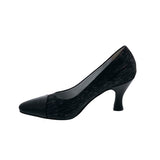 BELLINI ZESTY WOMEN PUMP SLIP-ON IN BLACK LASER STRIPE - TLW Shoes