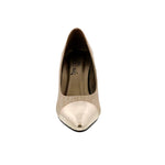 BELLINI ZESTY WOMEN PUMP SLIP-ON IN BONE LASER STRIPE - TLW Shoes