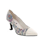 BELLINI ZESTY WOMEN PUMP SLIP-ON IN PURPLE FLORAL PU - TLW Shoes