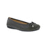 BELLINI SLOOP WOMEN FLAT IN GREY FAUX LEATHER/GREY MICROSUEDE - TLW Shoes