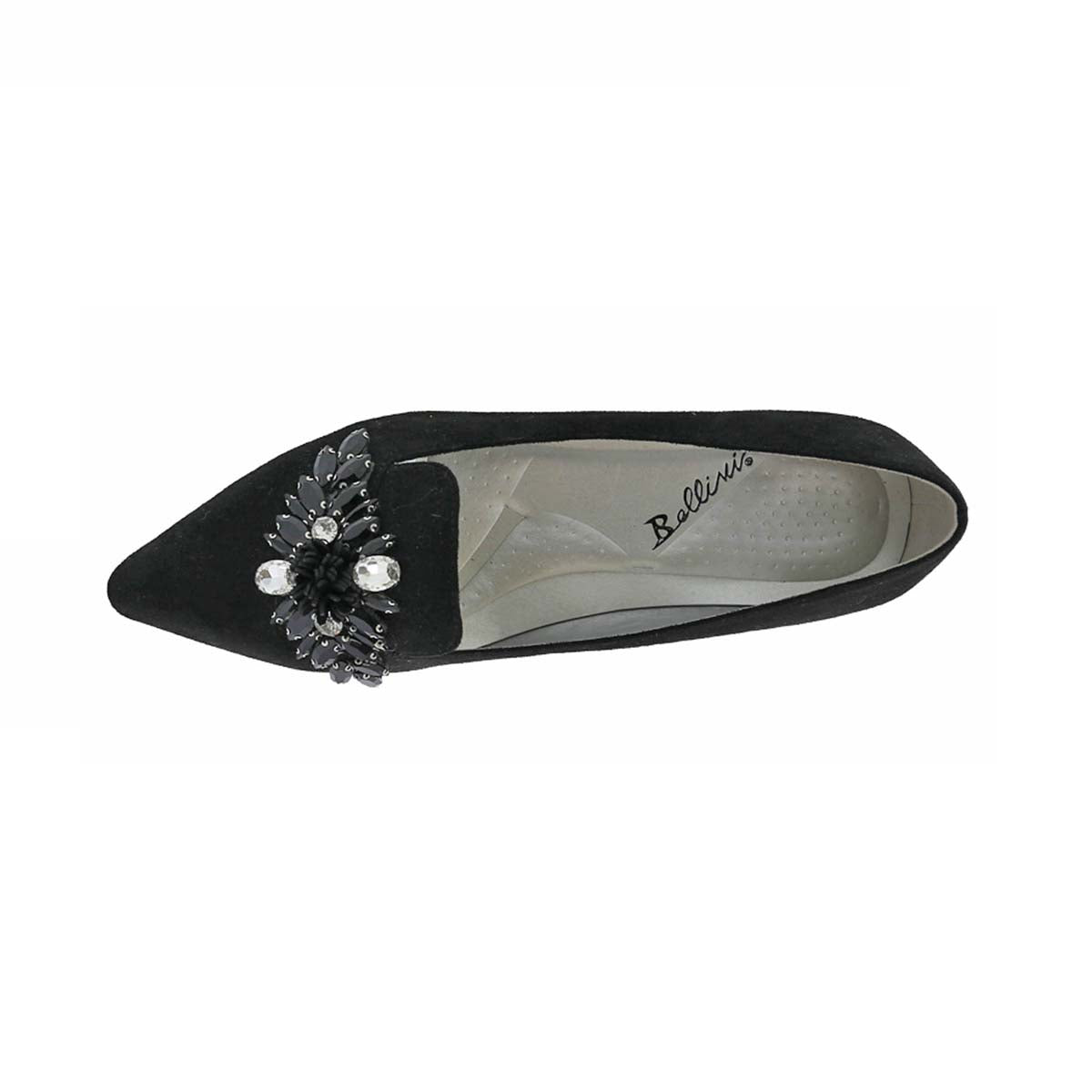 BELLINI FABULOUS II WOMEN SLIP-ON SHOES IN BLACK MICROSUEDE - TLW Shoes
