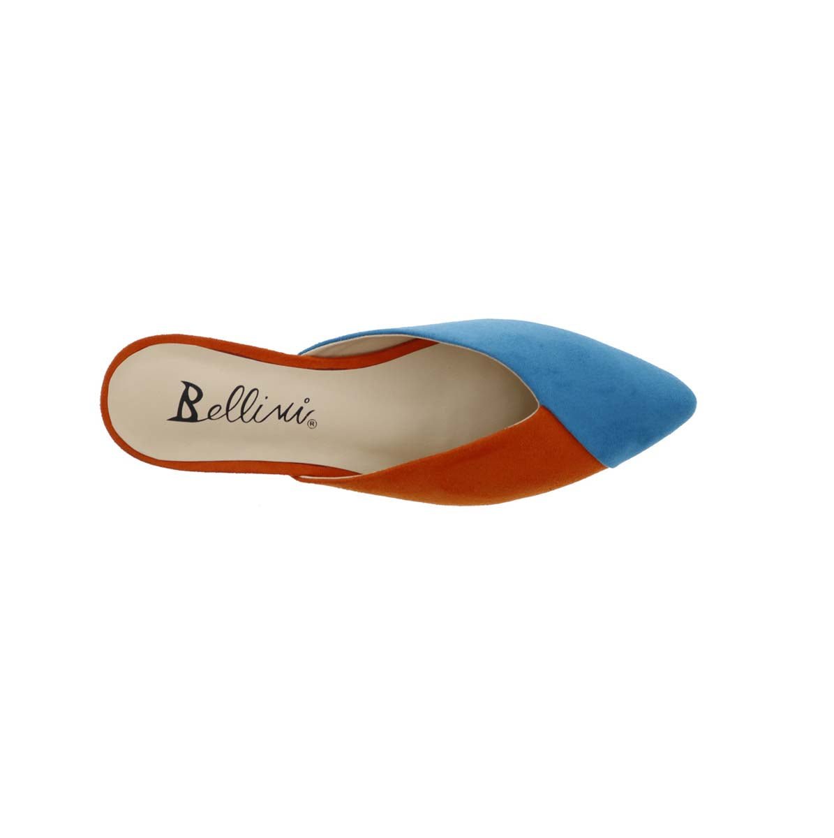 BELLINI FLEX WOMEN IN TURQUOISE/ORANGE MICROSUEDE - TLW Shoes