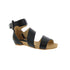 BELLINI NAMBI WOMEN ADJUSTABLE BUCKLE SANDAL IN BLACK SMOOTH - TLW Shoes