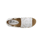 BELLINI NATIVE WOMEN DRESS SANDALS IN WHITE SMOOTH - TLW Shoes