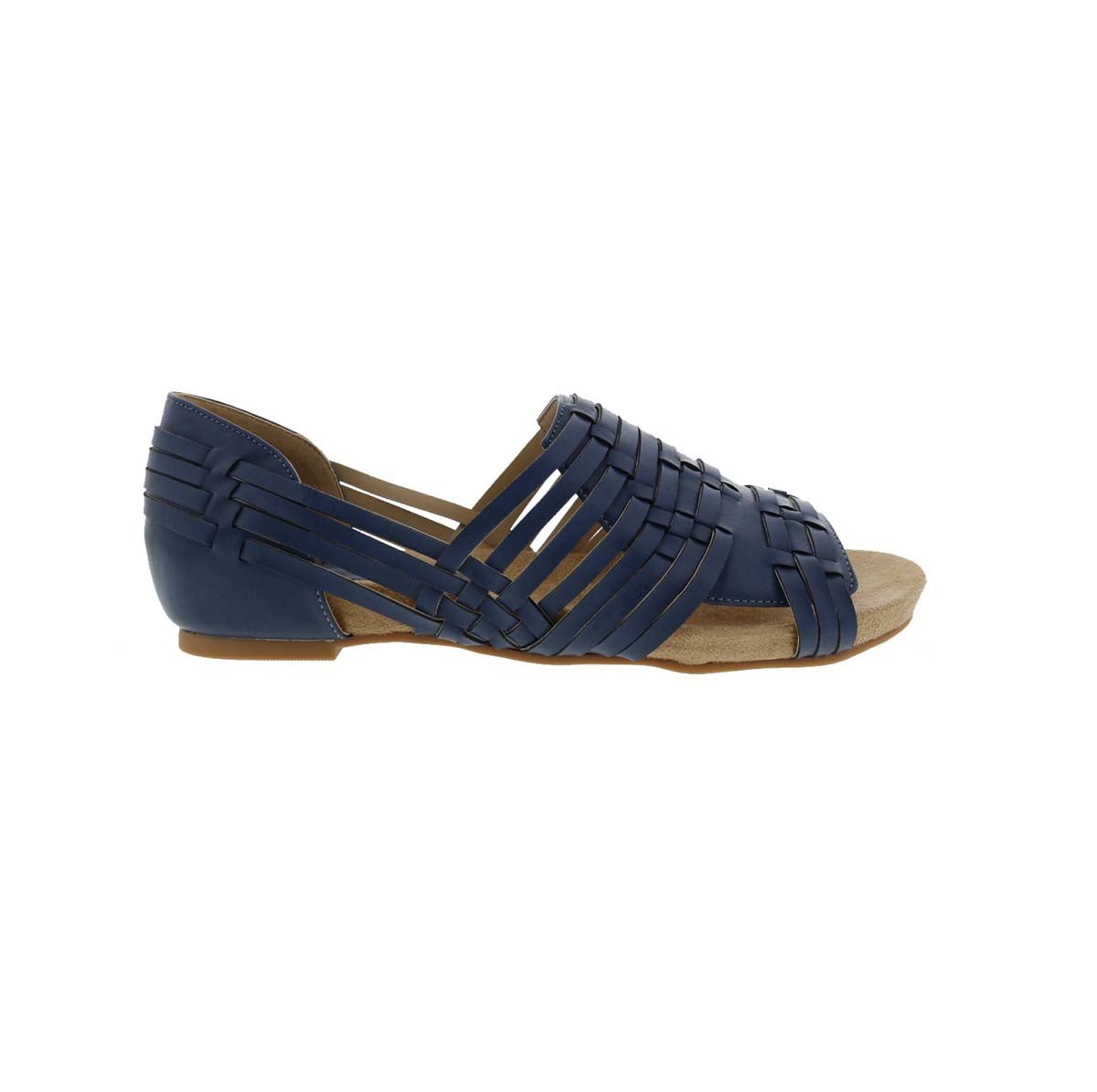 BELLINI NATIVE WOMEN DRESS SANDALS IN BLUE SMOOTH - TLW Shoes