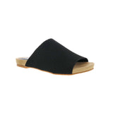 BELLINI NIGH WOMEN MULES SANDALS IN BLACK STRETCH - TLW Shoes