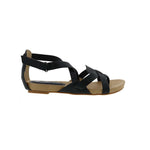 BELLINI NOBU WOMEN STRAP SANDAL IN BLACK PEBBLED - TLW Shoes