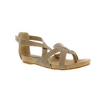 BELLINI NOBU WOMEN STRAP SANDAL IN NATURAL PEBBLED - TLW Shoes