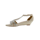 BELLINI LAARIS WOMEN WEDGE SANDALS IN NATURAL MICROSUEDE - TLW Shoes