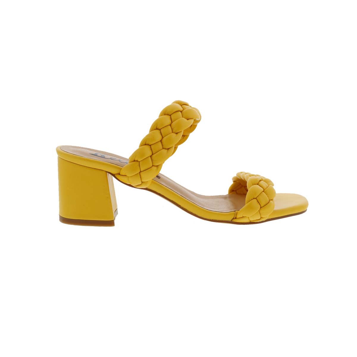 BELLINI FUSS WOMEN SLIDE SANDAL IN YELLOW SMOOTH - TLW Shoes