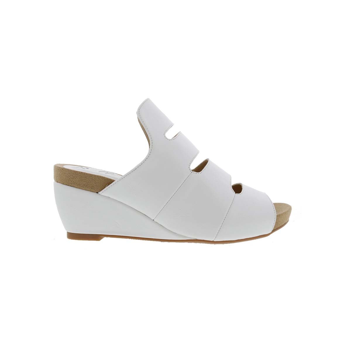 BELLINI WHITE WOMEN WEDGE SANDALS IN WHITE SMOOTH - TLW Shoes