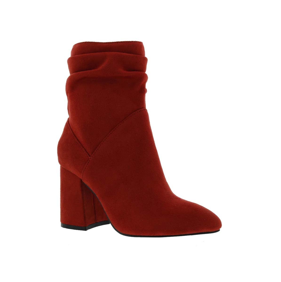 BELLINI CARSON WOMEN BOOTS IN RED MICROSUEDE - TLW Shoes