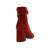 BELLINI CARSON WOMEN BOOTS IN RED MICROSUEDE - TLW Shoes