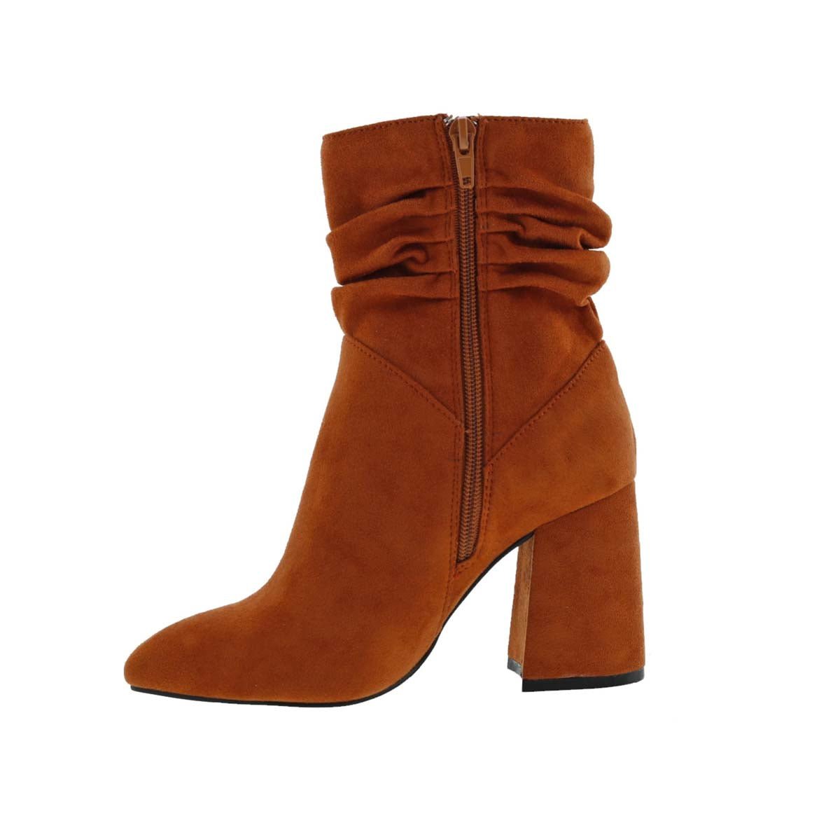 BELLINI CARSON WOMEN BOOTS IN RUST MICROSUEDE - TLW Shoes