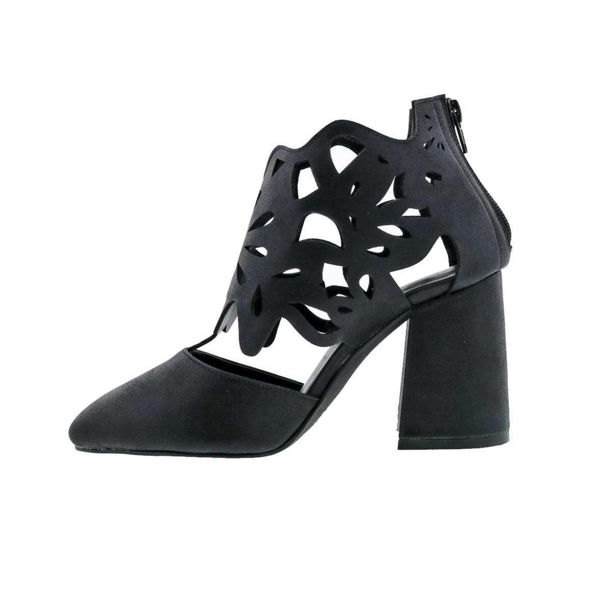 BELLINI CLEO WOMEN BOOTIE IN BLACK METALLIC - TLW Shoes