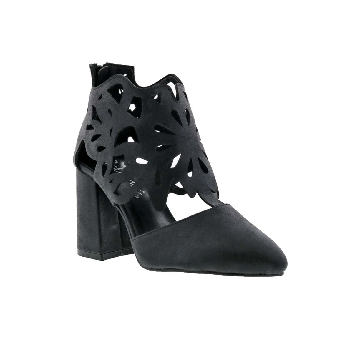 BELLINI CLEO WOMEN BOOTIE IN BLACK METALLIC - TLW Shoes