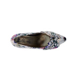 BELLINI CHARM FW WOMEN PUMP SHOES IN WHITE FLORAL - TLW Shoes