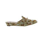 BELLINI FLUENT WOMEN SLIP-ON MULE SHOES IN GOLD FLORAL PRINT - TLW Shoes