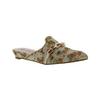 BELLINI FLUENT WOMEN SLIP-ON MULE SHOES IN GOLD FLORAL PRINT - TLW Shoes