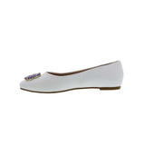 BELLINI SYBIL WOMEN SLIP-ON FLAT SHOES IN WHITE SMOOTH - TLW Shoes
