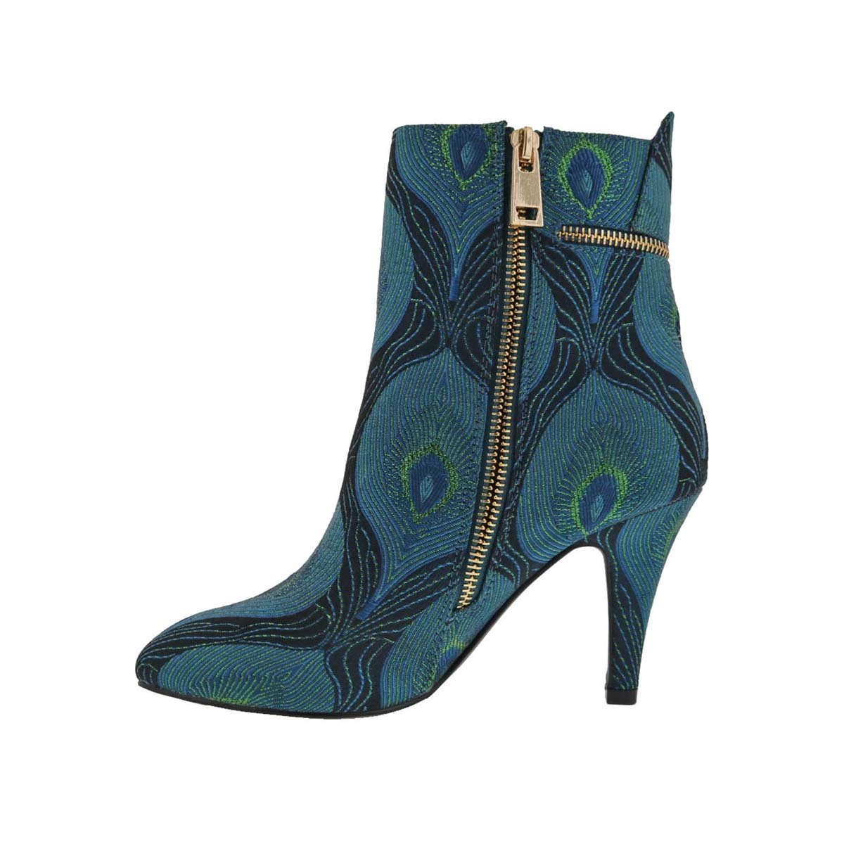 BELLINI CLAUDETTE WOMEN DRESSY ANKLE BOOT IN TURQUOISE COMBO - TLW Shoes
