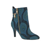BELLINI CLAUDETTE WOMEN DRESSY ANKLE BOOT IN TURQUOISE COMBO - TLW Shoes