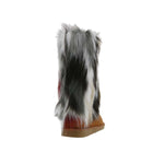 BELLINI HYPE WOMEN MID-CALF FUR BOOT IN BROWN MULTI - TLW Shoes
