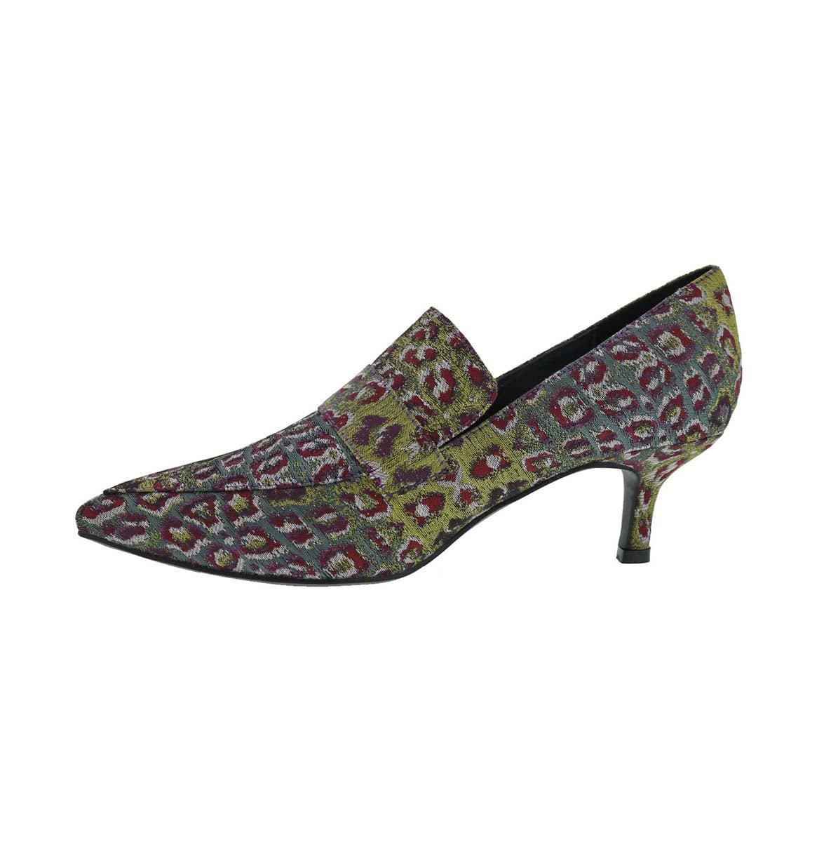 BELLINI BRIM WOMEN SLIP-ON SHOE'S IN WINE MULTI LEOPARD - TLW Shoes