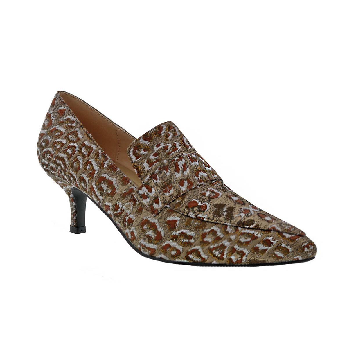 BELLINI BRIM WOMEN SLIP-ON SHOE'S IN GOLD MULTI LEOPARD - TLW Shoes