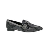 BELLINI FELIX WOMEN FLATS SLIP-ON SHOES IN BLACK SILVER COMBO - TLW Shoes