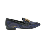 BELLINI FELIX WOMEN FLATS SLIP-ON SHOES IN NAVY GOLD COMBO - TLW Shoes