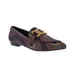 BELLINI FELIX WOMEN FLATS SLIP-ON SHOES IN WINE GOLD COMBO - TLW Shoes