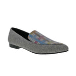 BELLINI FERRIS WOMEN FLAT SLIP-ON SHOE'S IN GREY MULTI WOOL - TLW Shoes