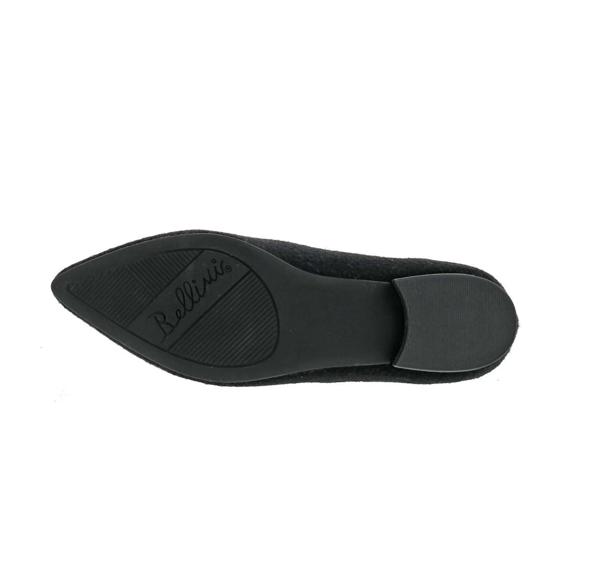 BELLINI FERRIS WOMEN FLAT SLIP-ON SHOE'S IN BLACK MUTLI WOOL - TLW Shoes