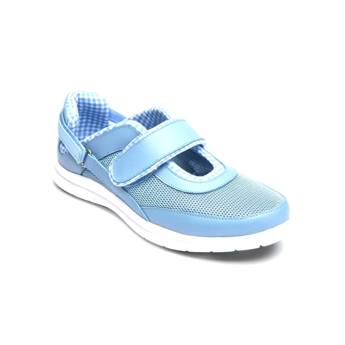 BELLINI FUN WOMEN CASUAL SLIP-ON SHOES IN LT BLUE LEATHER - TLW Shoes